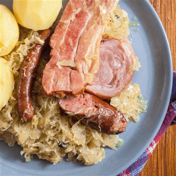 Plat du week-end : choucroute !